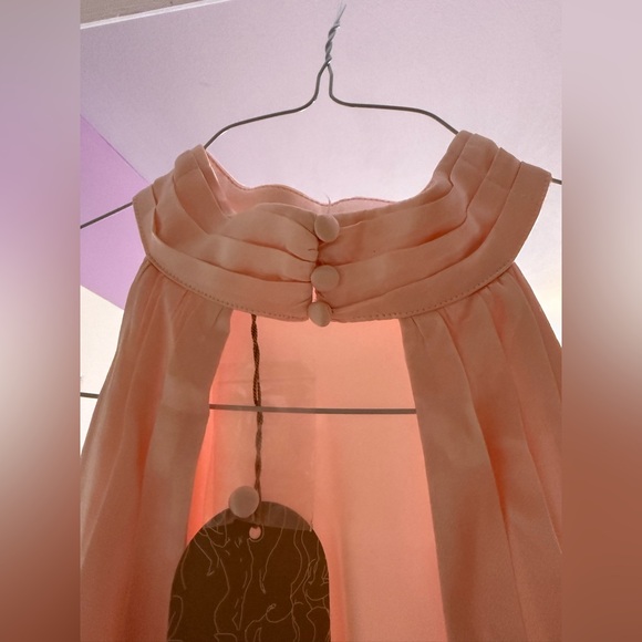 Meshki Claire satin drape back dress - Picture 5 of 7